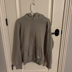 Grey Bleach-Washed Hollister Hoodie